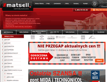 Tablet Screenshot of matsell.pl